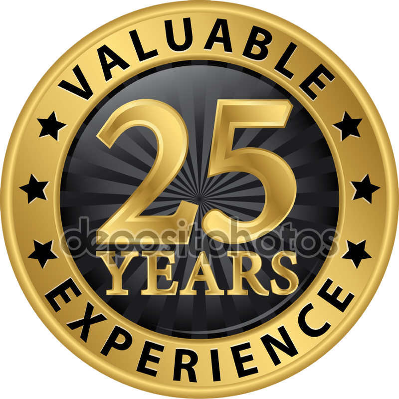 25 years experience